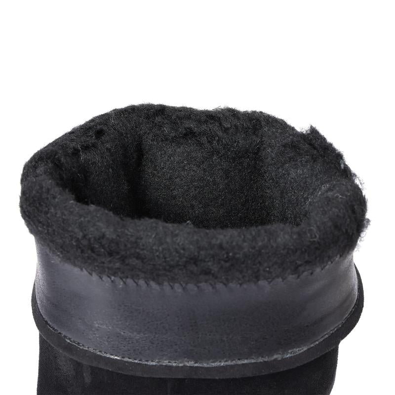 CELNEPHO Knee High Snow Boots for Women Suede round Toe Chunky Platform Heel Warm Chunky Platform Heel Cozy Easy Pull on Winter Boot Casual Dress Shoes Stepup Style