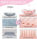 3 Pack Microfiber Hair Towel Wrap for Women, Quick Dry Super Absorbent Hair Turban with Button, anti Frizz Large Drying Towel Set for Bathroom, Travel, Gift Idea Micro Fiber