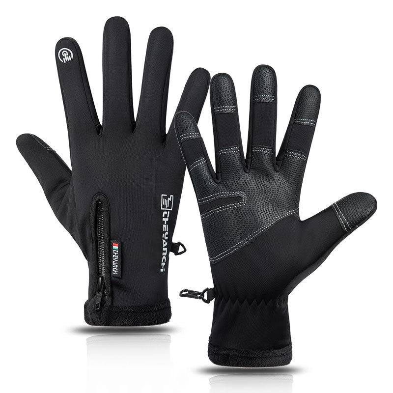 Outdoor Winter Gloves for Men & Women Touchscreen Windproof Full-Finger Design Unisex Winterproof Versatile for Sports Travel Daily Activities