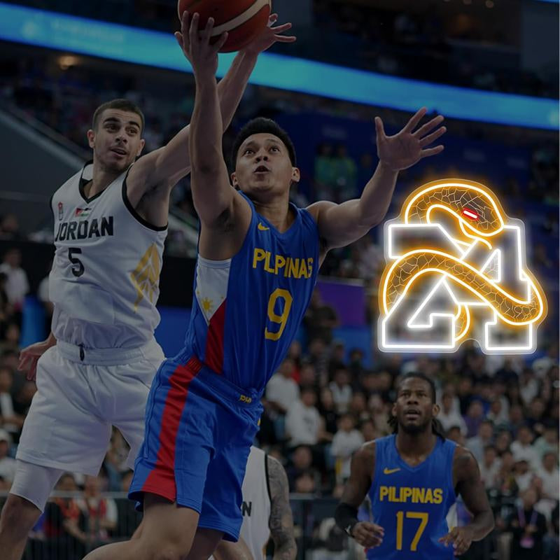 24Th Legend Basketball Neon Sign,Black Mamba Led Neon Lights Dimmable for Wall Decor Aesthetic, Sports Led Light Signs for Wall Bedroom Shop Decor