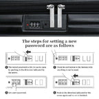 20 Inch Carry on Luggage 22X14X9 Airline Approved, Carry on Suitcases with Wheels, Hard Shell Top-Open Design Luggage with Spinner Wheels, Expandable Suitcase with YKK Zipper, Lightweight and Durable, Perfect for Birthday Gifts and Christmas Gifts.