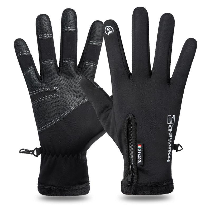 Outdoor Winter Gloves for Men & Women Touchscreen Windproof Full-Finger Design Unisex Winterproof Versatile for Sports Travel Daily Activities