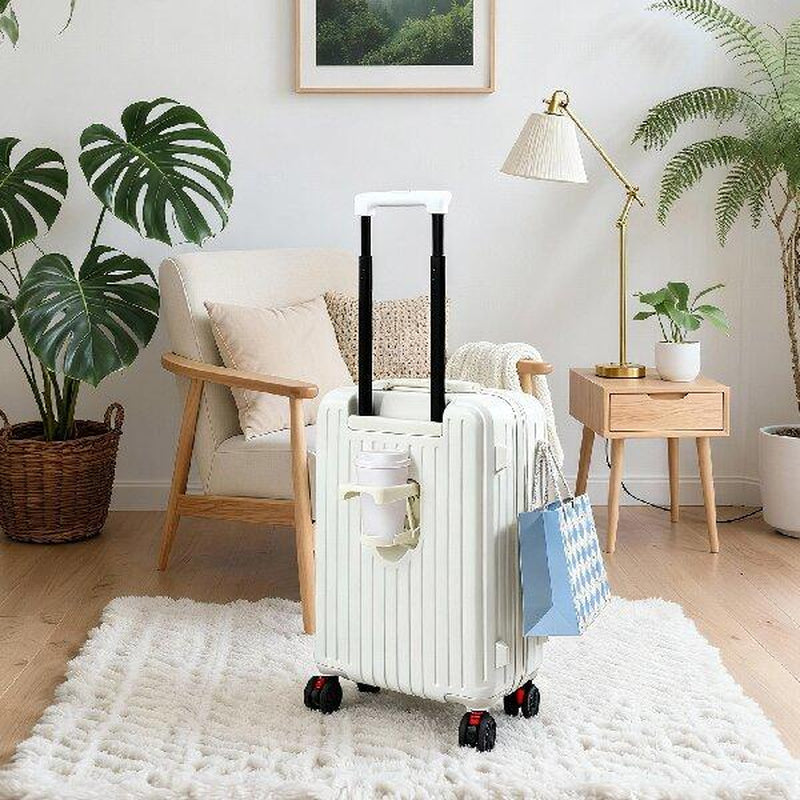 20 Inch Carry on Luggage 22X14X9 Airline Approved, Carry on Suitcases with Wheels, Hard Shell Top-Open Design Luggage with Spinner Wheels, Expandable Suitcase with YKK Zipper, Lightweight and Durable, Perfect for Birthday Gifts and Christmas Gifts.