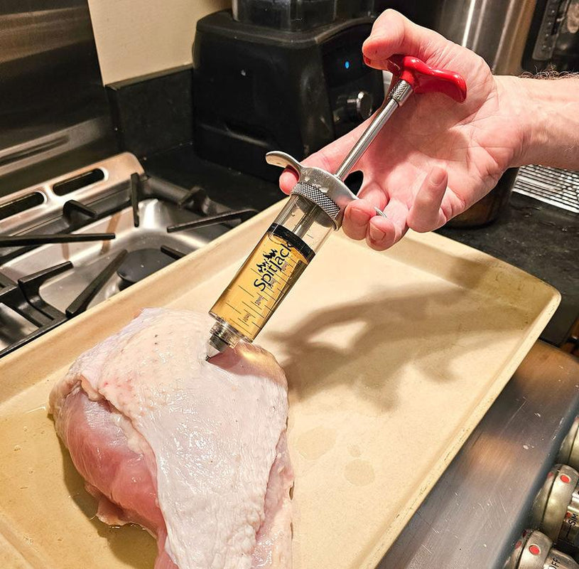 Spitjack SHOT XL Meat Injector Kit with Deluxe Case and Four Needles