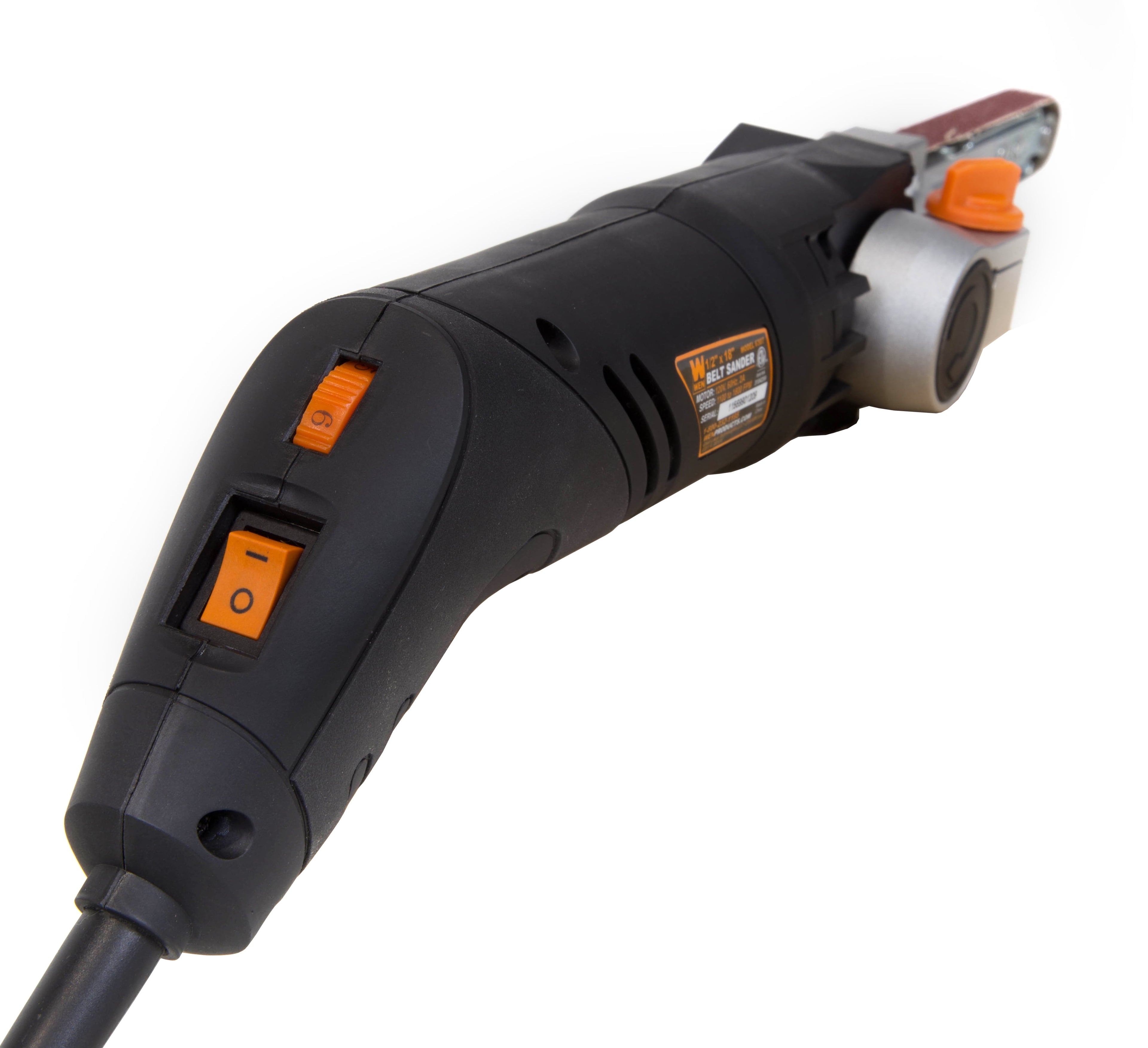 6307 2-Amp Variable Speed Corded Detail Sander with 1/2 X 18-Inch Belt