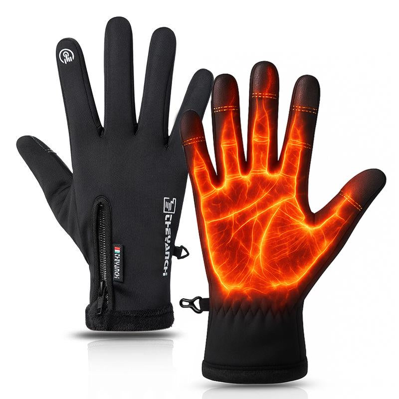 Outdoor Winter Gloves for Men & Women Touchscreen Windproof Full-Finger Design Unisex Winterproof Versatile for Sports Travel Daily Activities